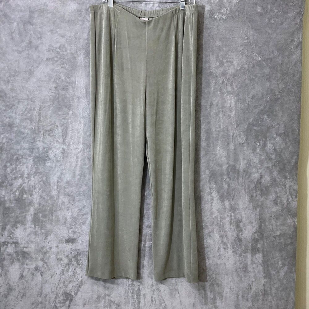 Chico’s Travelers Women’s Size 3 R (16/18R) Pull On Slinky Pants Travel comfort